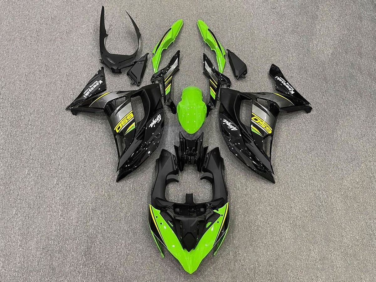 2017-2019 Green Black Yellow Ninja 650 EX650 Fairing Kit