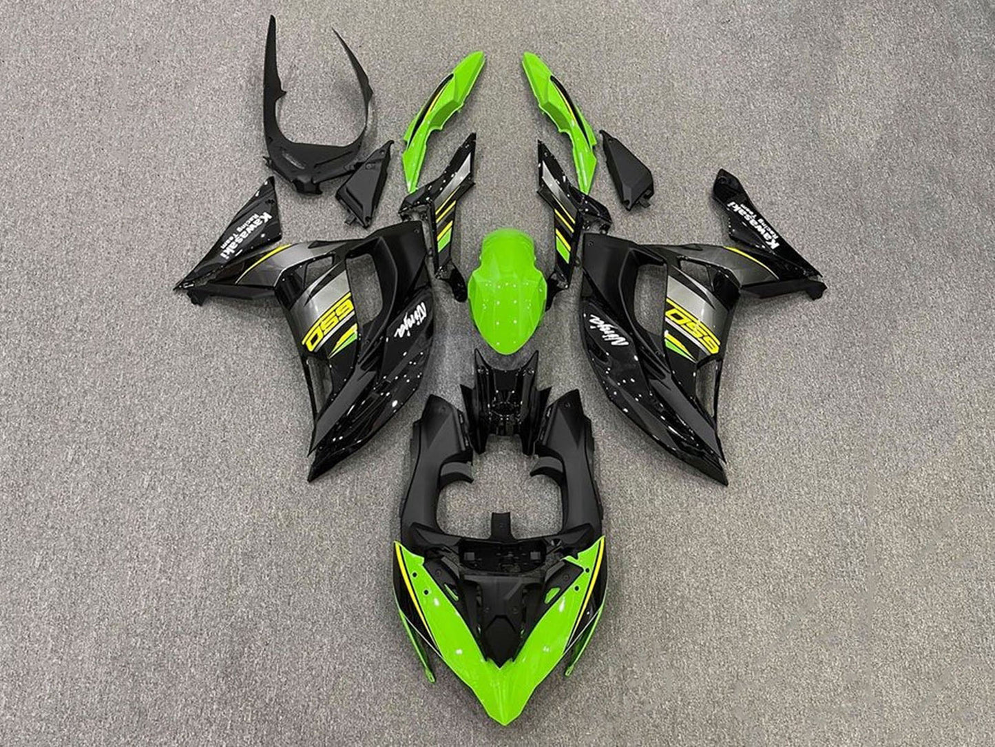 2017-2019 Green Black Yellow Ninja 650 EX650 Fairing Kit