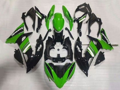 2017-2019 Kawasaki Ninja-650 Green Black Gray White EX650 Fairing Kit