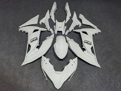 2017-2019 Kawasaki Ninja-650 White Black EX650 Fairing Kit