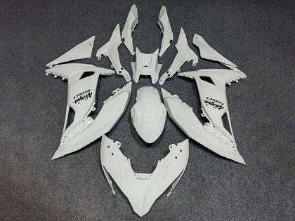 2017-2019 Kawasaki Ninja-650 White Black EX650 Fairing Kit