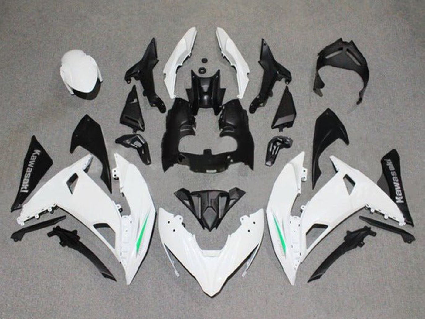 2017-2019 White Green Black Grey Ninja 650 EX650 Fairing Kit