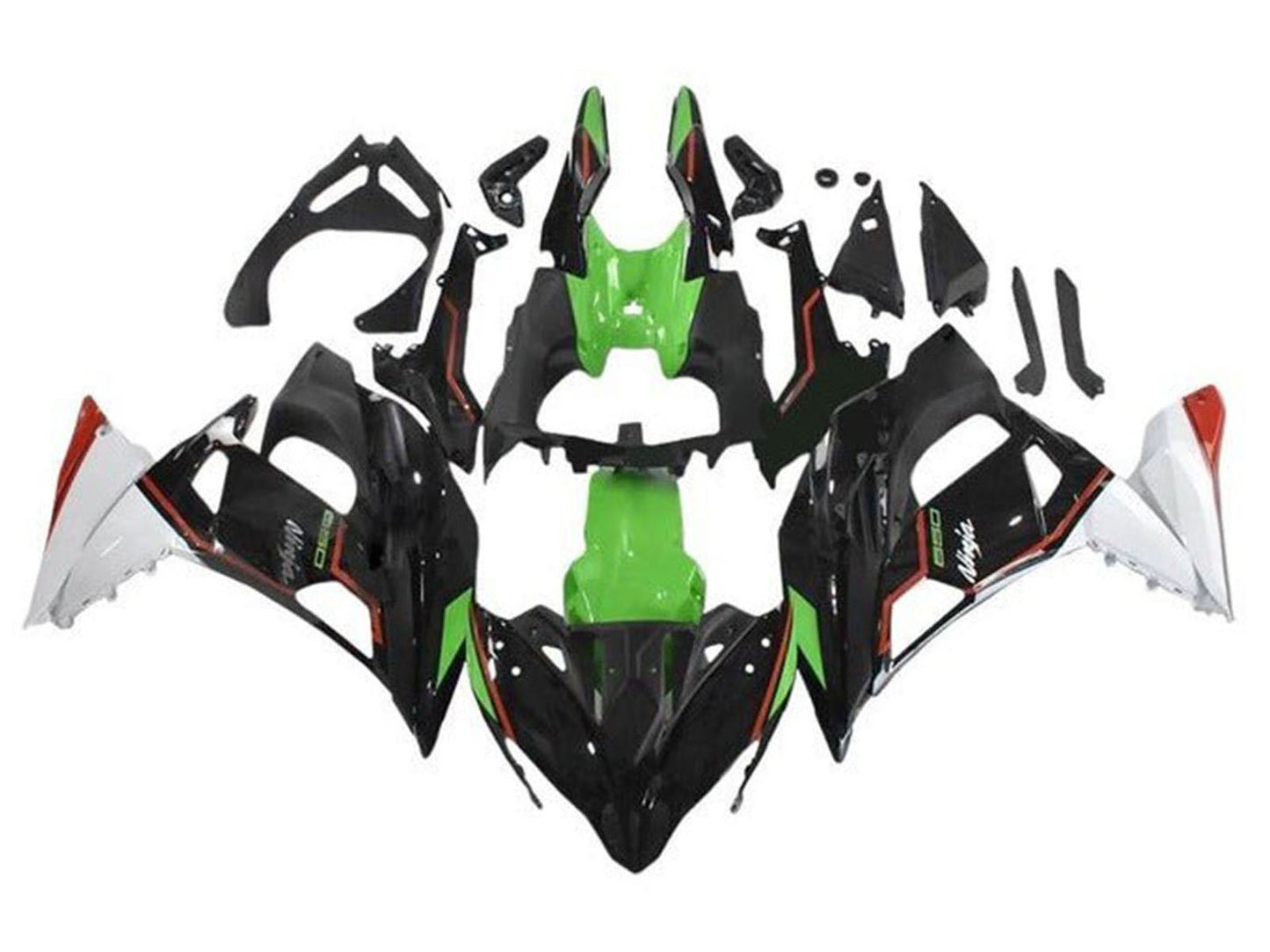 2017-2019 Black Green White Red Ninja 650 EX650 Fairing Kit