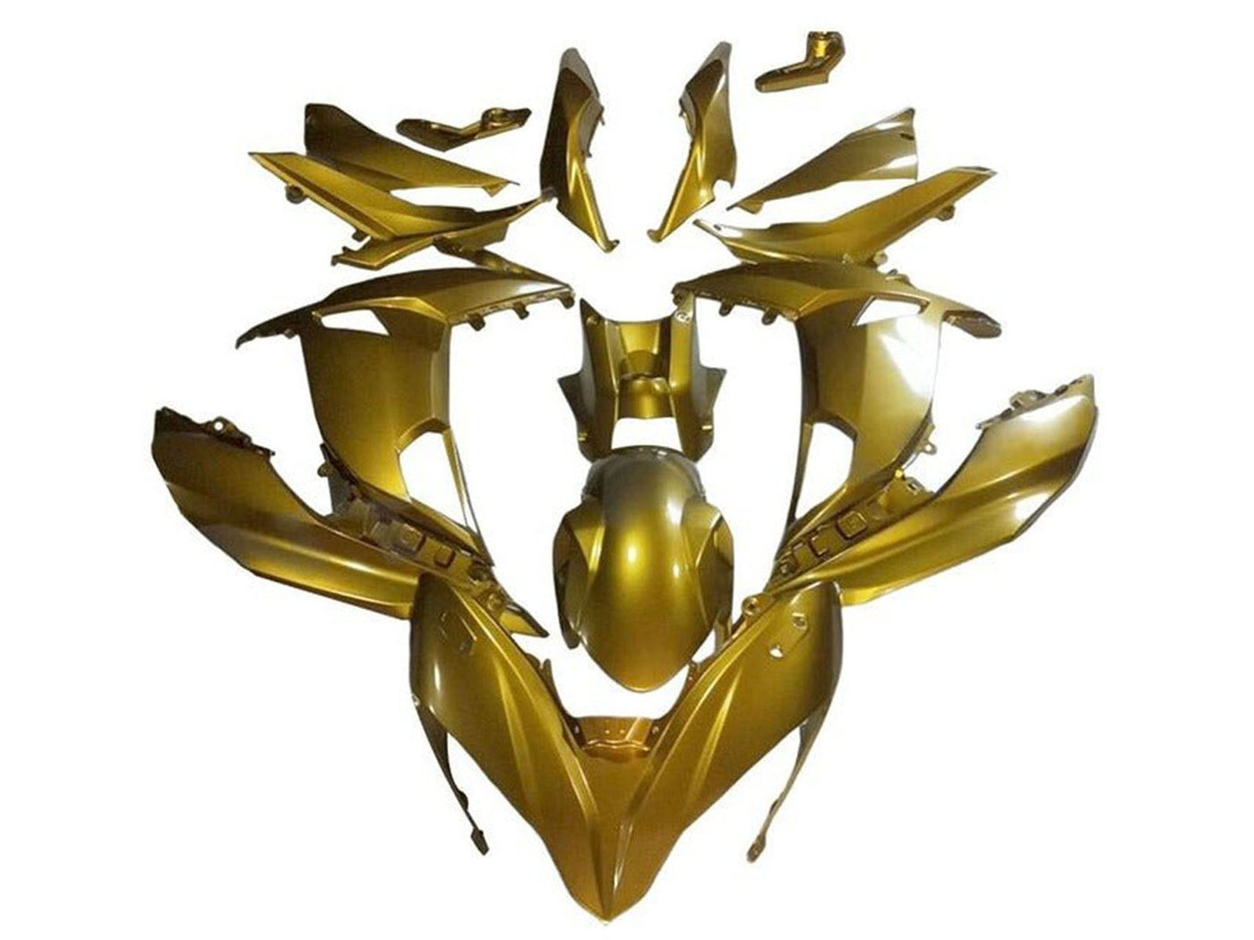 2017-2019 Gold Ninja 650 EX650 Fairing Kit