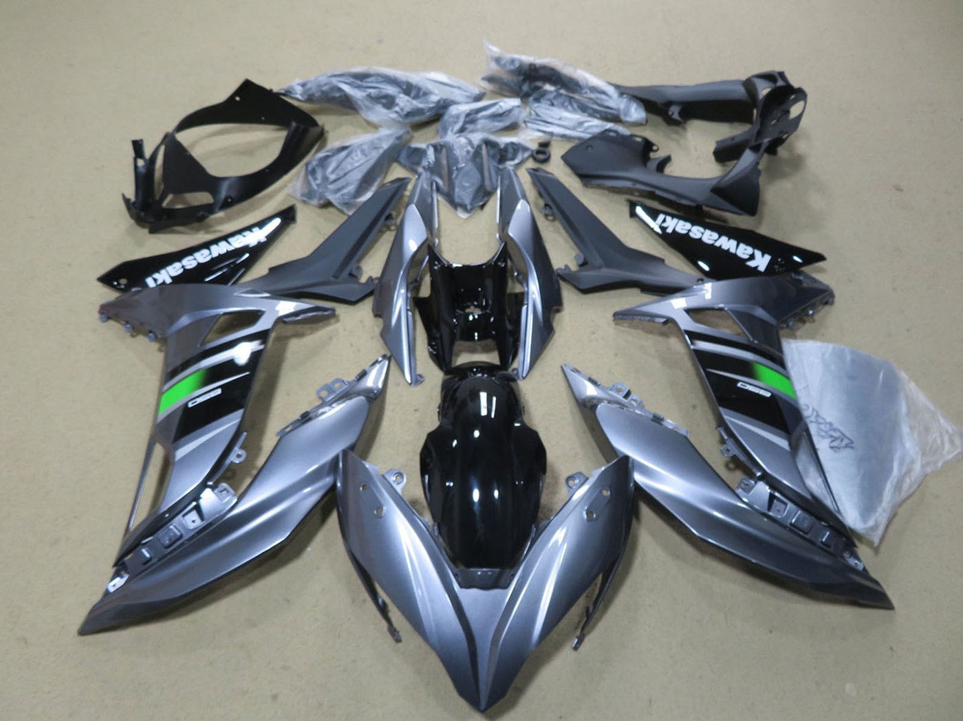 2017-2019 Silver Black Green White Ninja 650 EX650 Fairing Kit