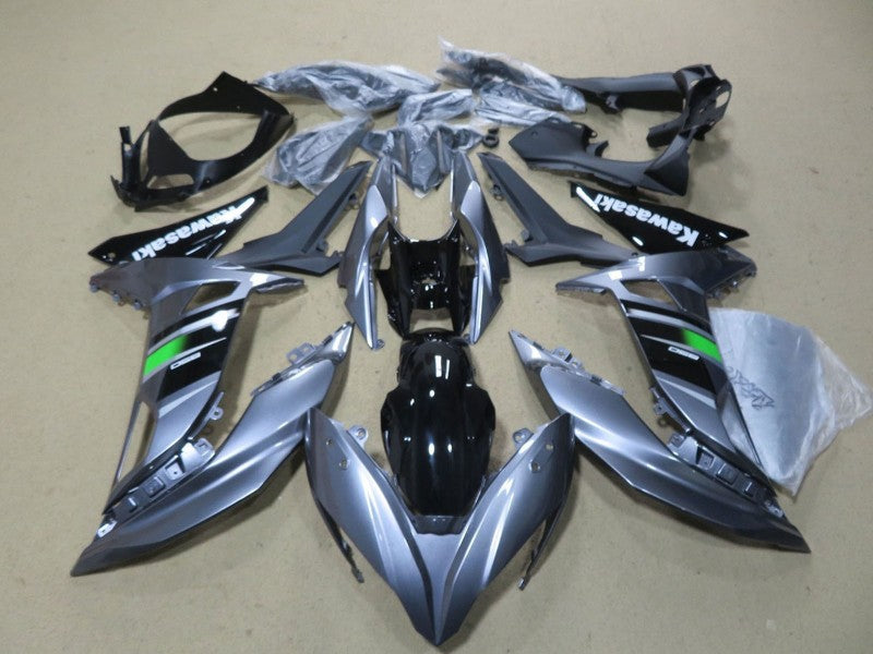 Purchase 2017-2019 Glossy Grey Green Black White Kawasaki Ninja 650 EX650 Motorcycle Fairings UK