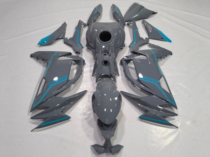 2020-2024 Kawasaki Ninja-650 Gray Blue EX650 Fairing Kit