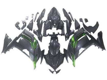 2020-2024 Kawasaki Ninja-650 Faux Carbon Fiber Green EX650 Fairing Kit