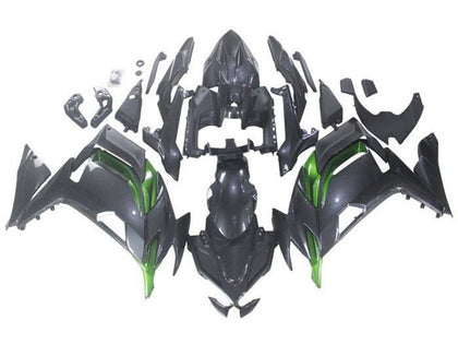 2020-2024 Kawasaki Ninja-650 Faux Carbon Fiber Green EX650 Fairing Kit