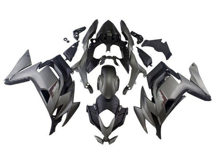 2020-2024 Kawasaki Ninja-650 Matte Gray Matte Black EX650 Fairing Kit