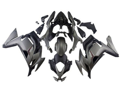 2020-2024 Kawasaki Ninja-650 Matte Gray Matte Black EX650 Fairing Kit