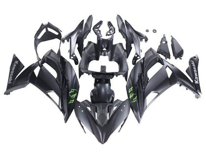 2020-2024 Kawasaki Ninja-650 Matte Black Green Gray EX650 Fairing Kit