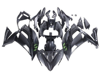 2020-2024 Kawasaki Ninja-650 Matte Black Green Gray EX650 Fairing Kit