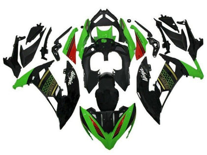 2020-2024 Kawasaki Ninja-650 Green Black Gold Red EX650 Fairing Kit