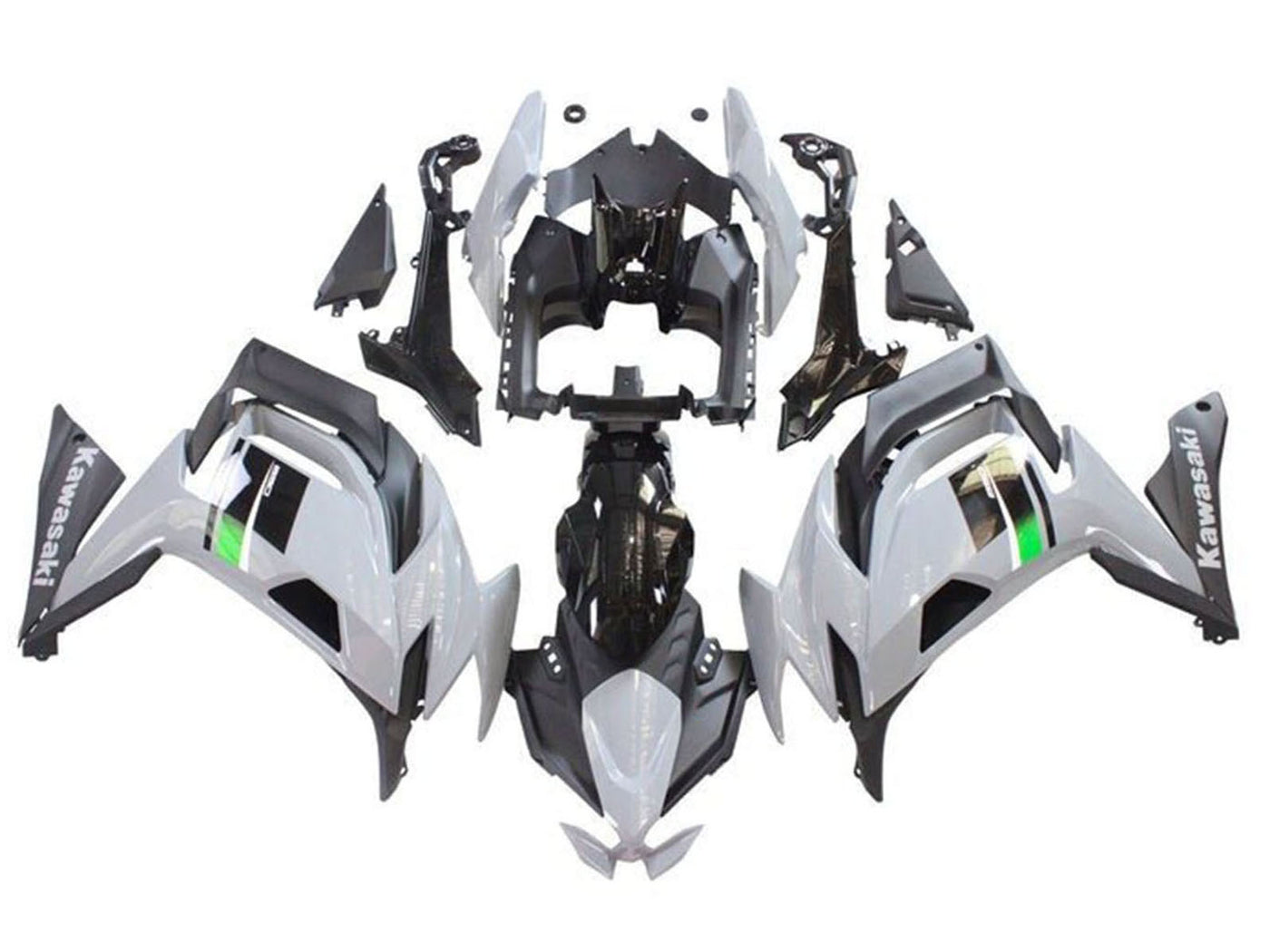 2020-2024 Grey Black Green Ninja 650 EX650 Fairing Kit