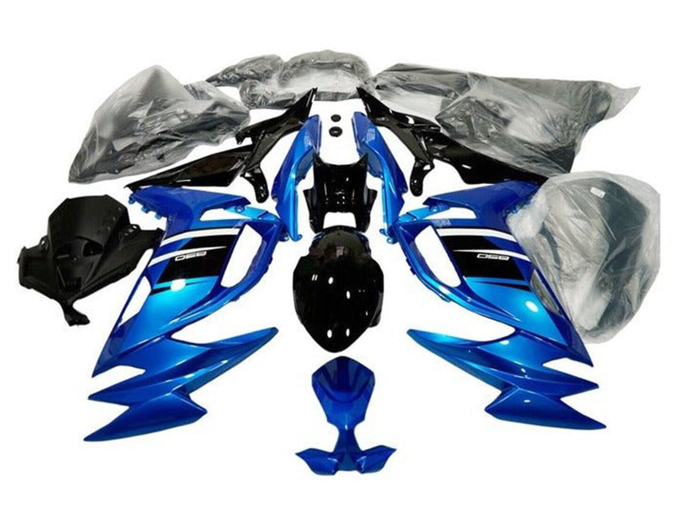 2020-2024 Blue Black Ninja 650 EX650 Fairing Kit