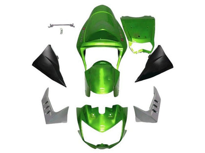 2003-2006 Kawasaki Z1000 Green Fairing Kit