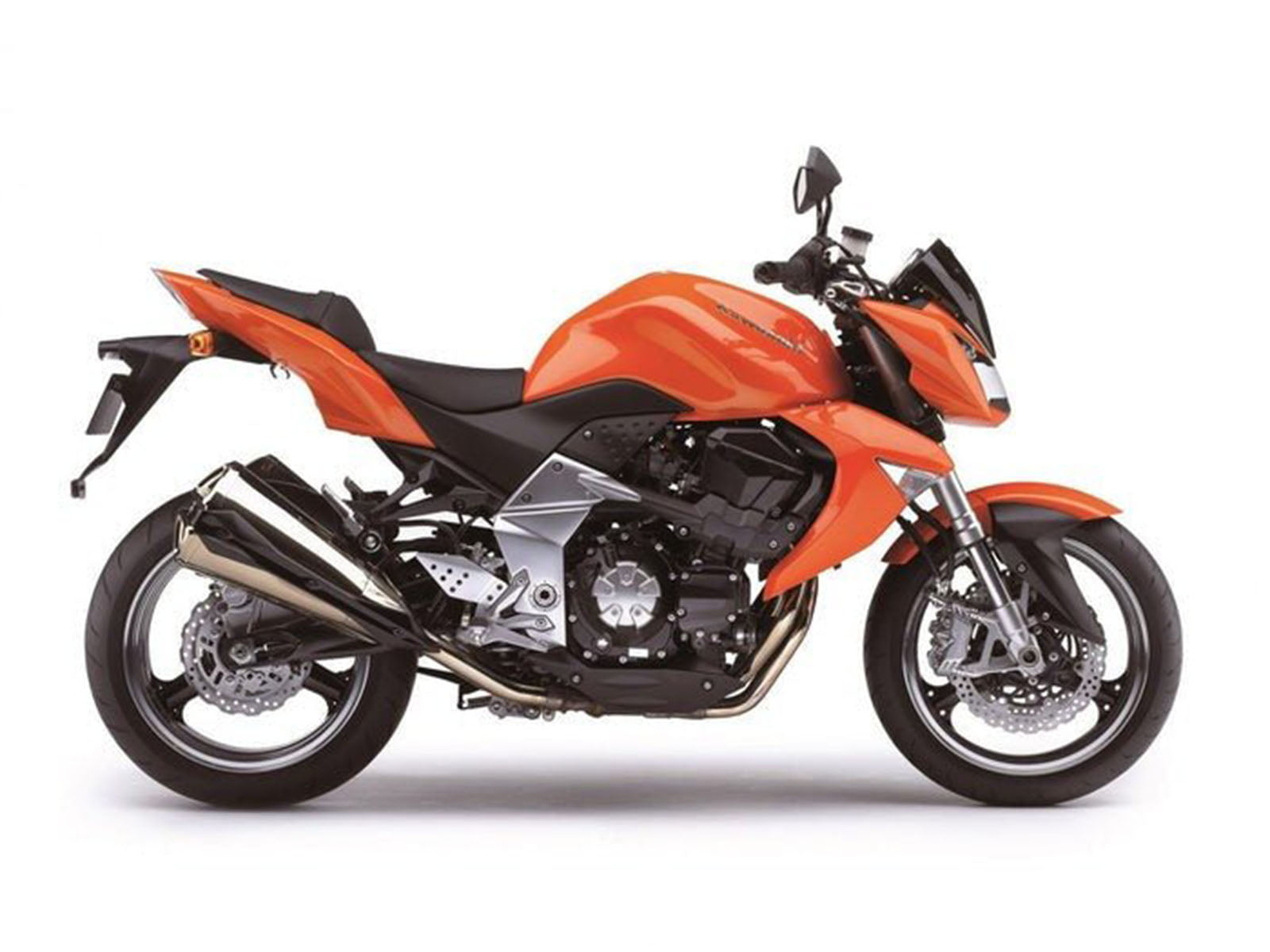 2007-2009 Orange Black Kawasaki Z1000 Fairing Kit