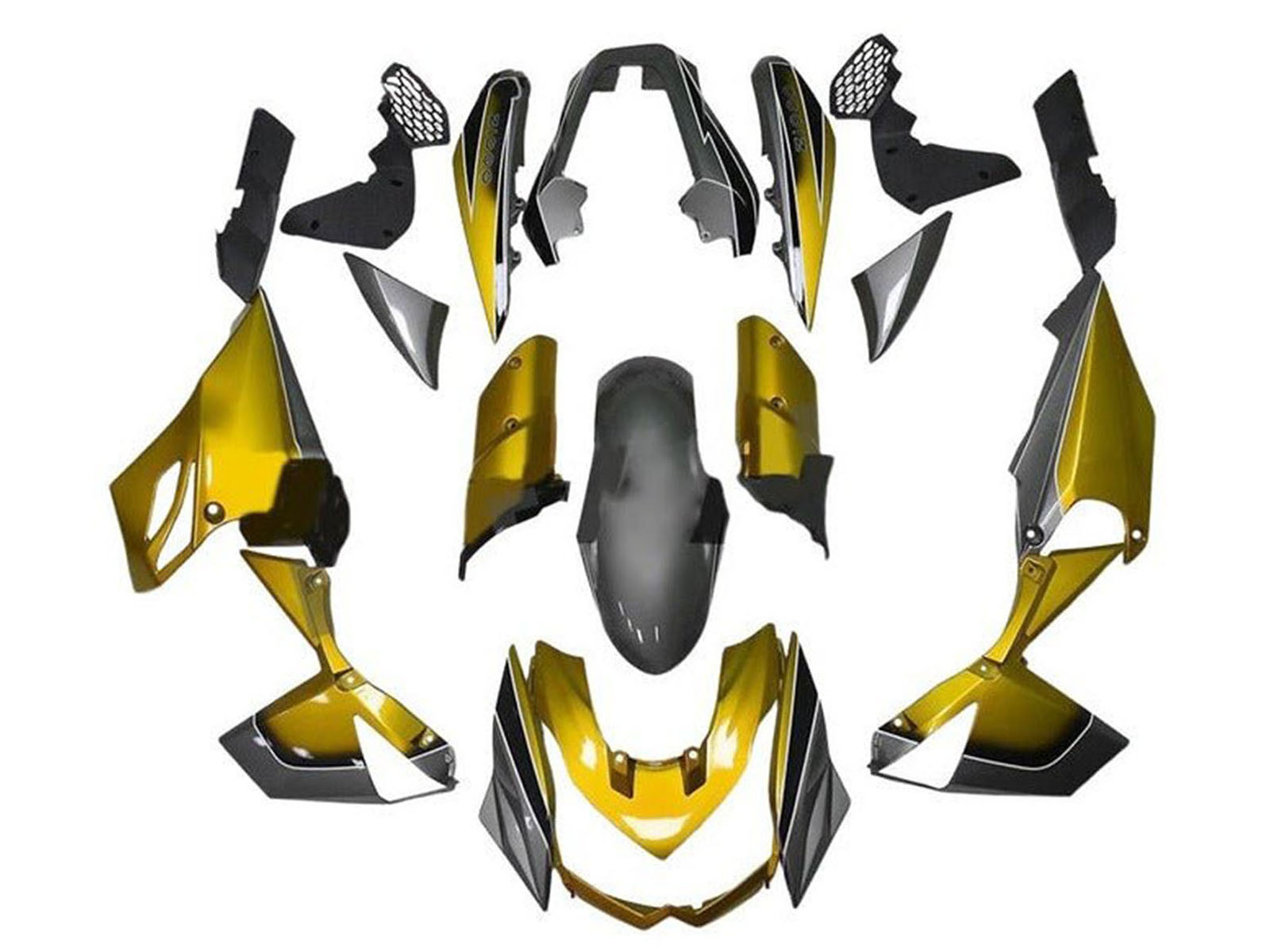 2010-2013 Gold Kawasaki Z1000 Motorcycle Fairings， Purchase 2010-2013 Gold Kawasaki Z1000 Motorcycle Fairings UK - UK