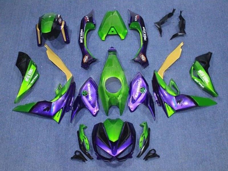 Purchase 2014-2019 Green Yellow Purple Black Kawasaki Z1000 Motorcycle Fairings UK