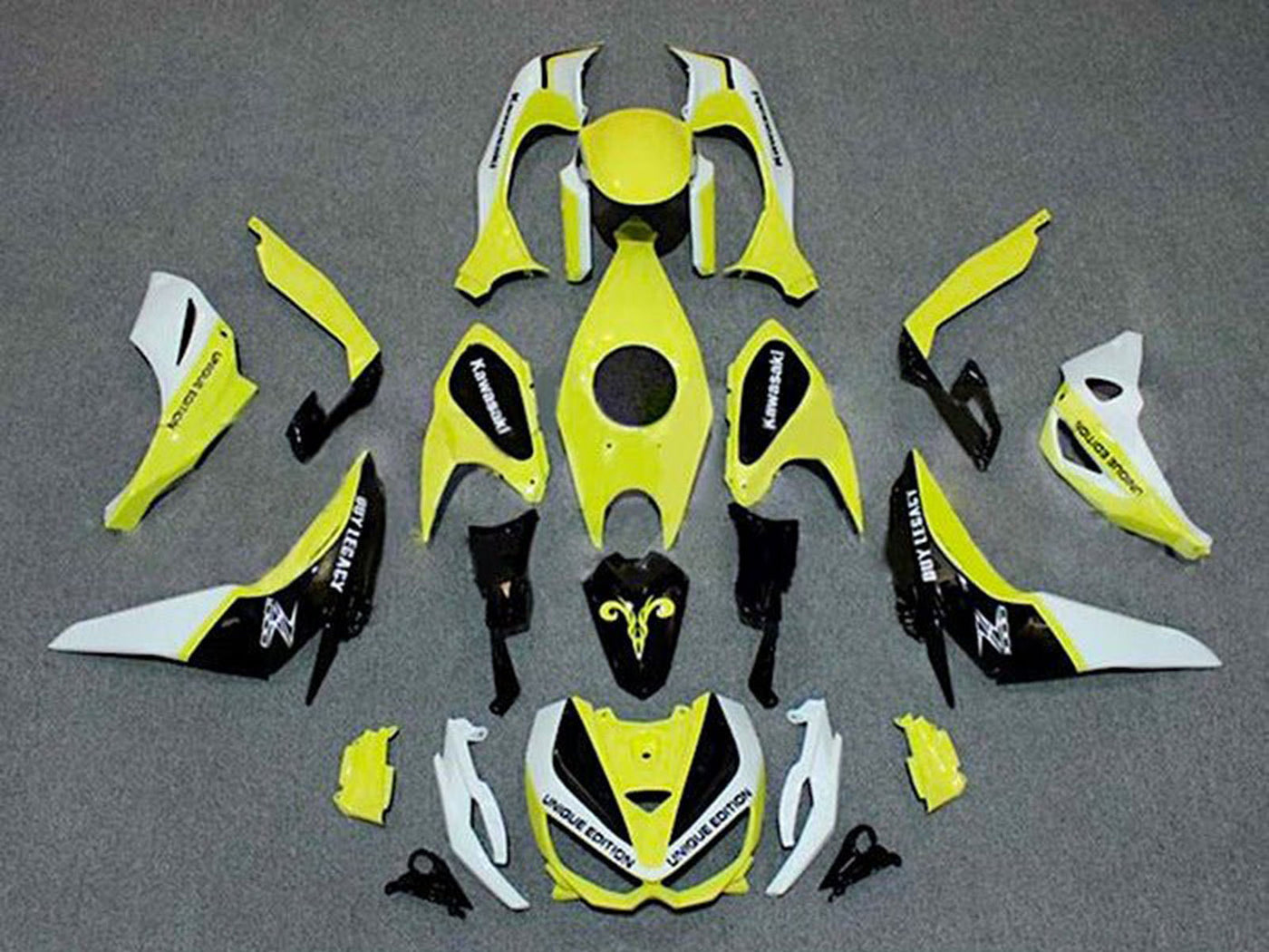2014-2019 Yellow Black White Kawasaki Z1000 Fairing Kit