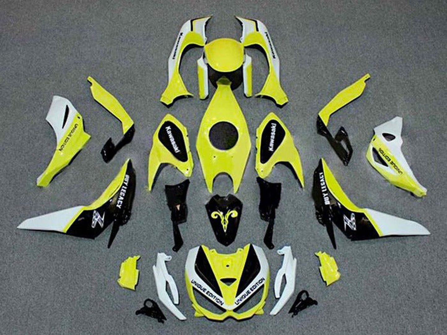 2014-2019 Yellow Black White Kawasaki Z1000 Fairing Kit