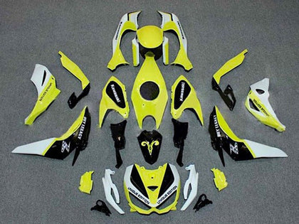 2014-2019 Kawasaki Z1000 Yellow Black White Fairing Kit
