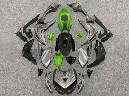 2014-2019 Kawasaki Z1000 Gray Black Green Fairing Kit