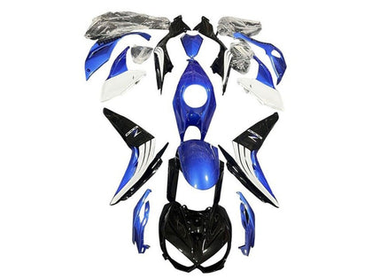 2014-2019 Kawasaki Z1000 Blue Black White Fairing Kit