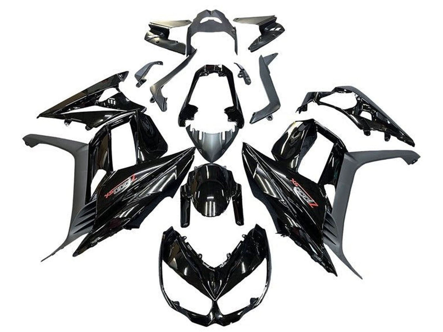 2010-2016 Black Kawasaki Z1000SX Fairing Kit