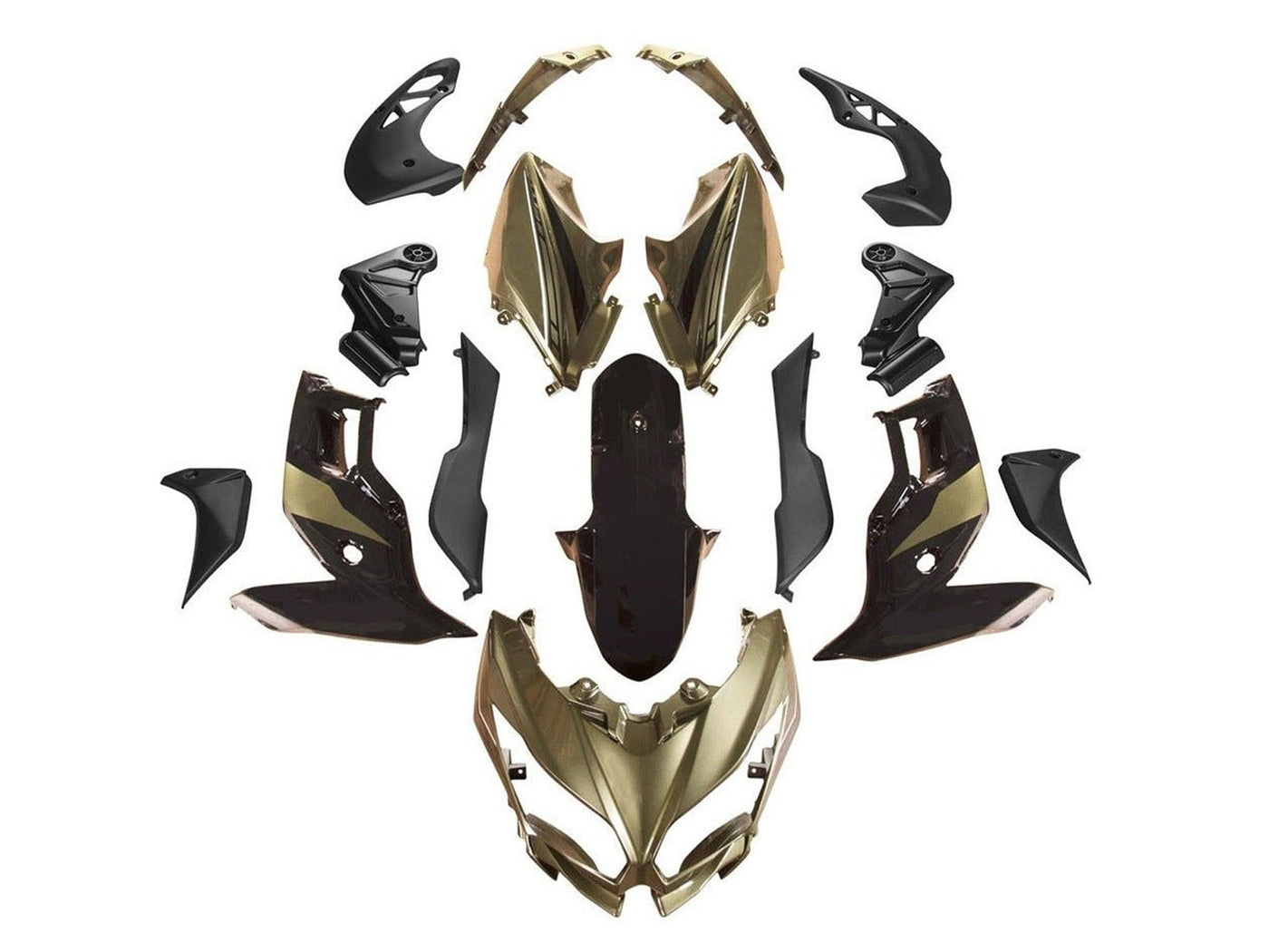 2015-2021 Gold Black Kawasaki Versys 650 Fairing Kit