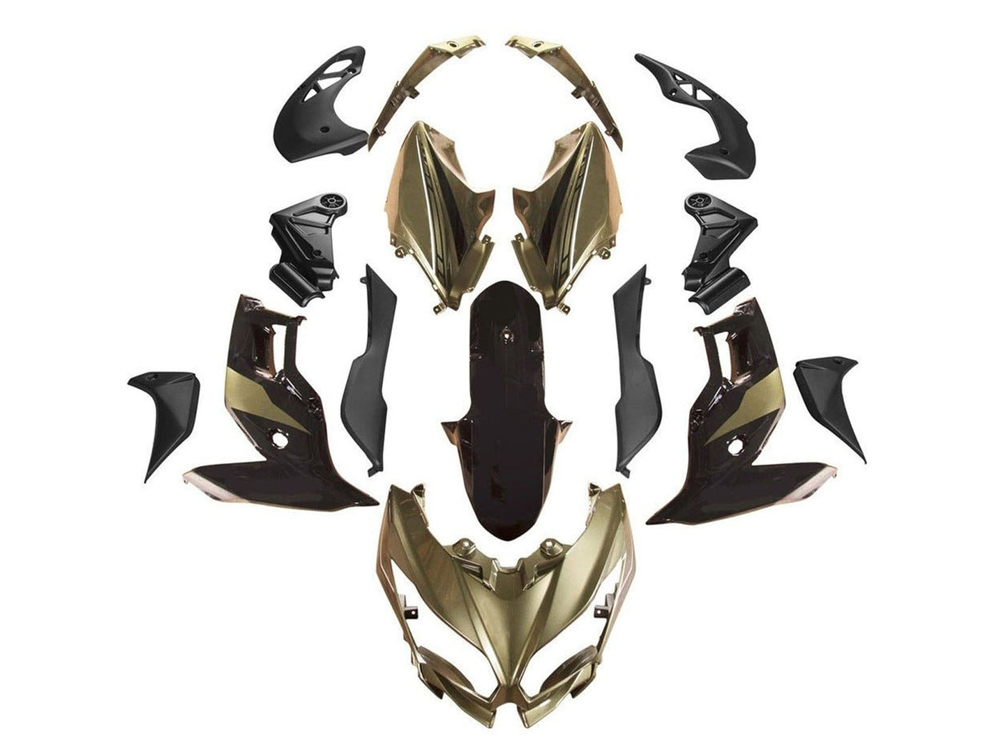 2015-2021 Gold Black Kawasaki Versys 650 Fairing Kit