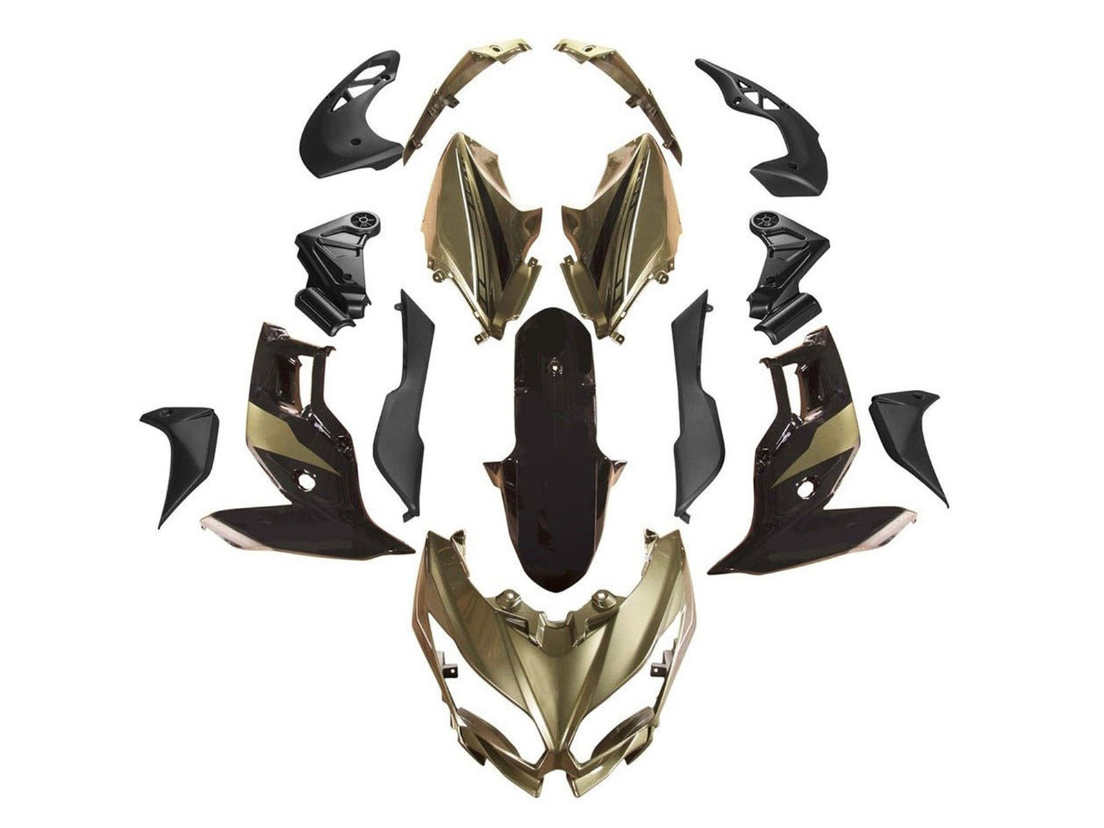 2015-2021 Gold Black Kawasaki Versys 650 Fairing Kit