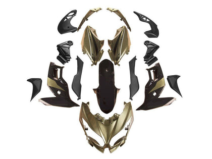 2015-2021 Kawasaki 650 Gold Black Versys Fairing Kit