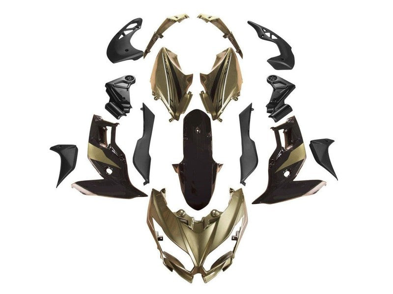 Purchase 2015-2021 Gold Black Kawasaki Versys 650 Motorcycle Fairings UK