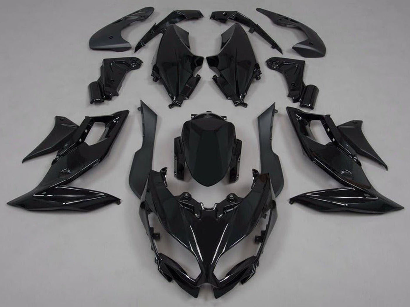 2015-2021 Black Kawasaki Versys 650 Kits Fairing Kit