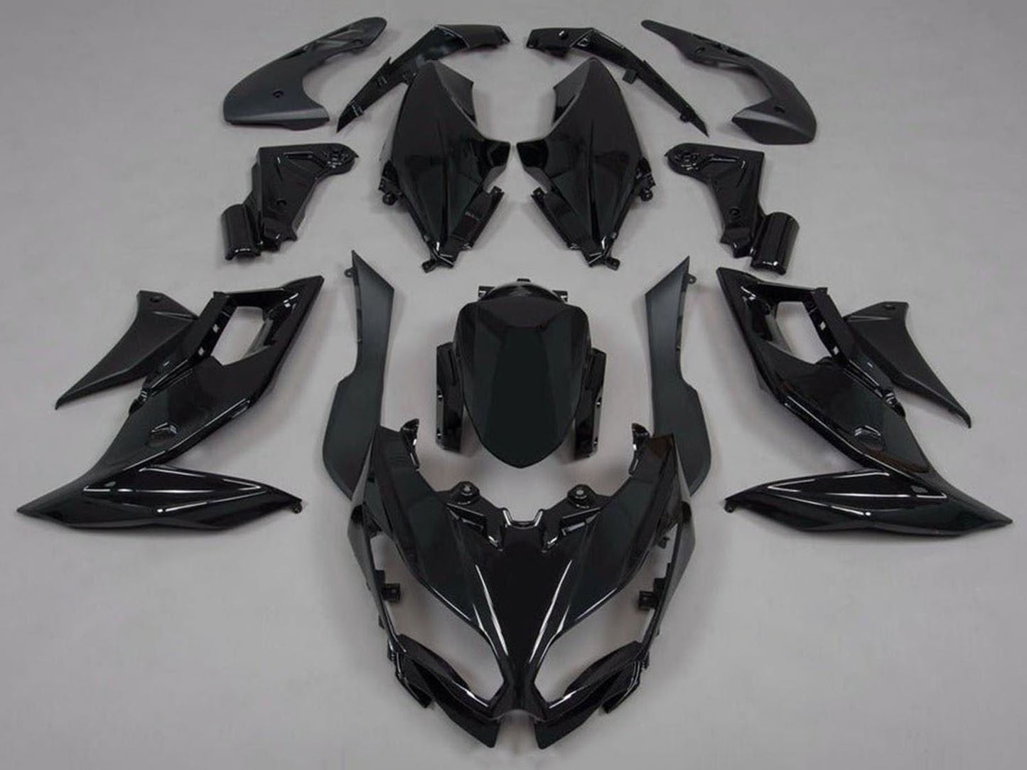 2015-2021 Black Kawasaki Versys 650 Kits Fairing Kit