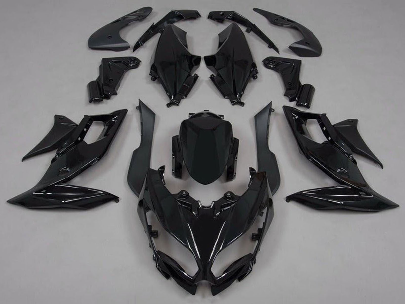 2015-2021 Black Kawasaki Versys 650 Kits Fairing Kit