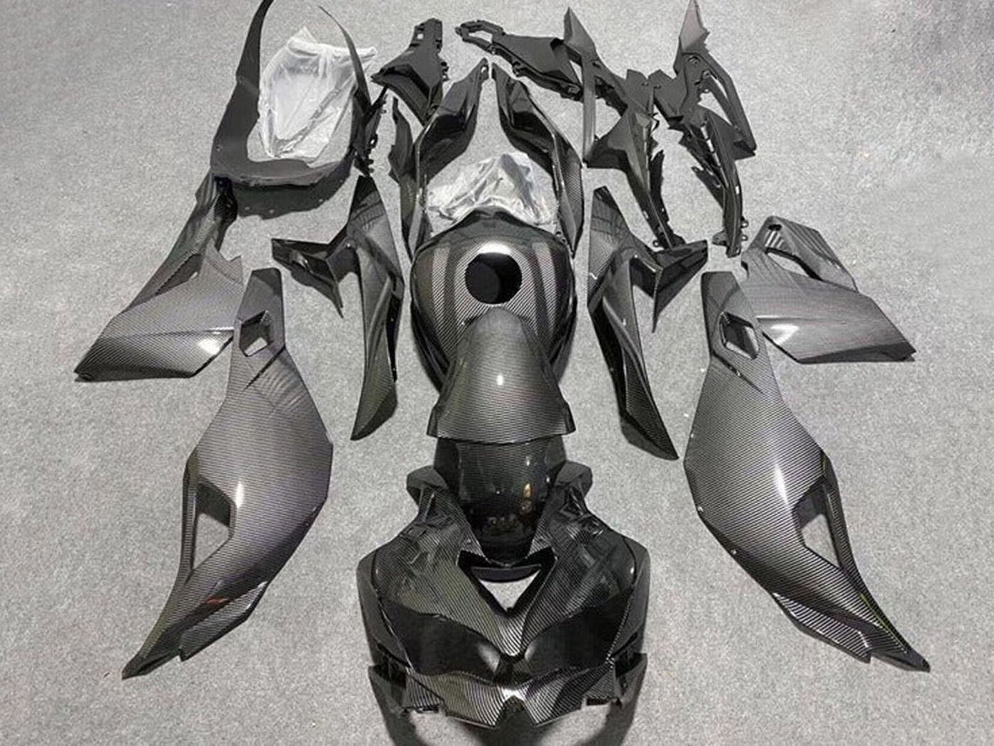 2019-2025 Faux Carbon Fiber Kawasaki ZX25R Zx 25R Fairing Kit