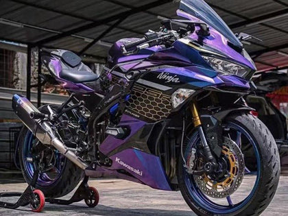 2019-2025 Kawasaki ZX25R / 25R Purple Blue Gold Gradient Zx Fairing Kit