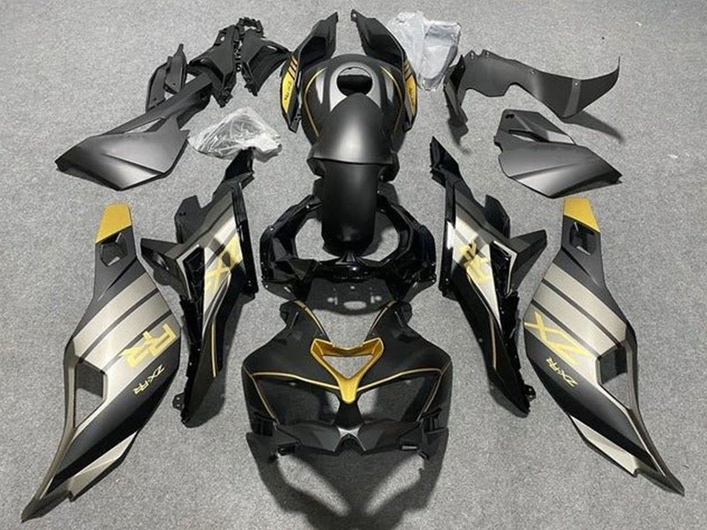 2019-2025 Matte Black Grey Gold Glossy Black Kawasaki ZX25R Zx 25R Fairing Kit