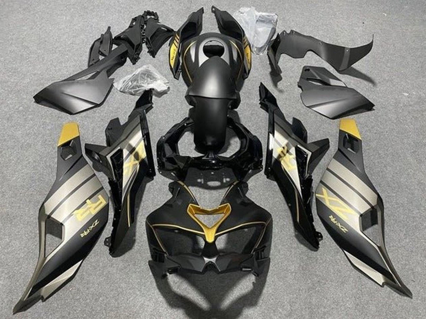 2019-2025 Matte Black Grey Gold Glossy Black Kawasaki ZX25R Zx 25R Fairing Kit