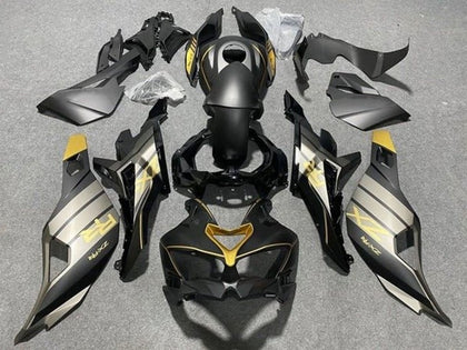 2019-2025 Kawasaki ZX25R / 25R Matte Black Gray Gold Glossy Black Zx Fairing Kit