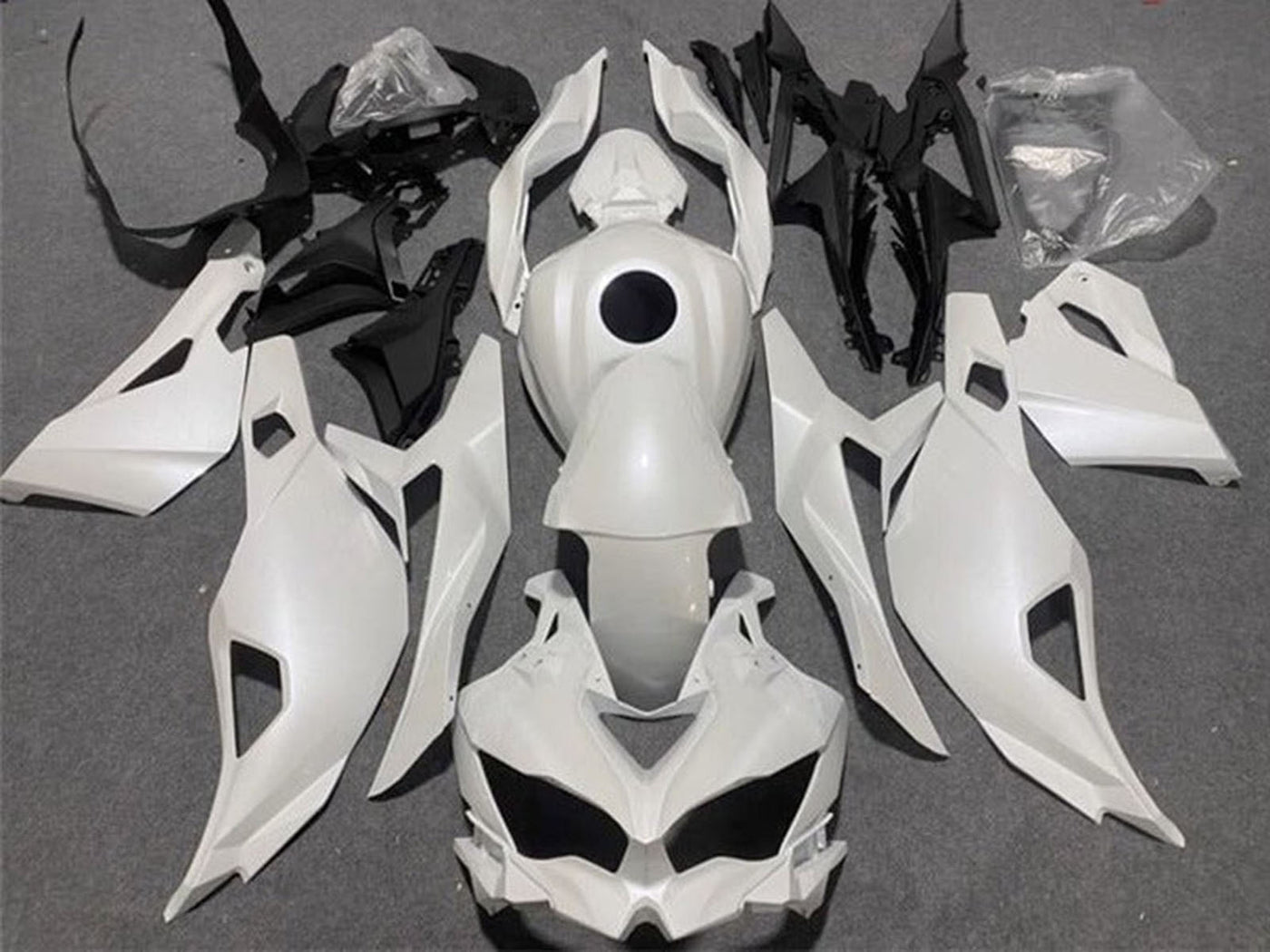 2019-2025 Pearl White Kawasaki ZX25R Zx 25R Fairing Kit