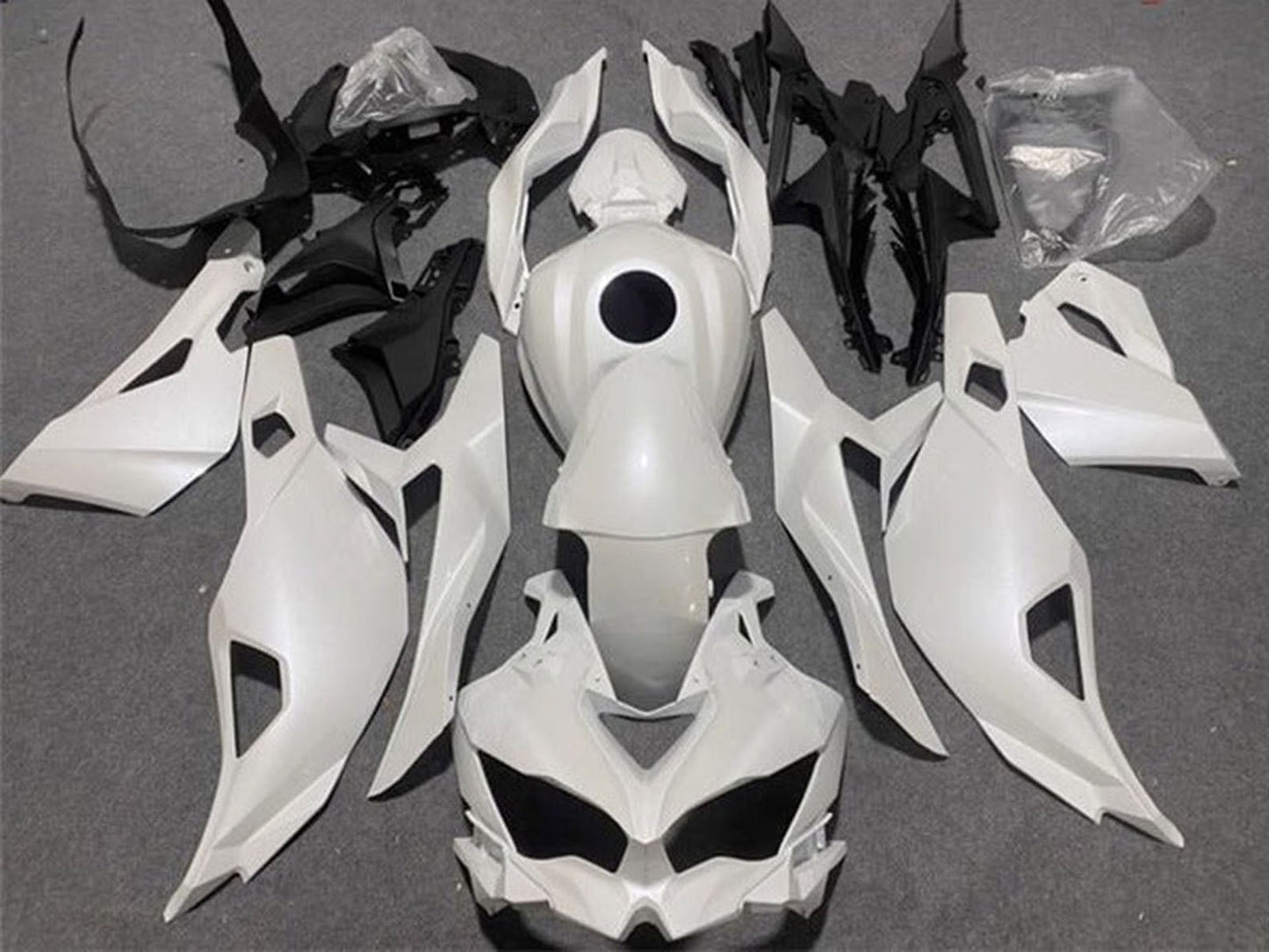 2019-2025 Pearl White Kawasaki ZX25R Zx 25R Fairing Kit