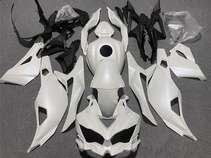 2019-2025 Kawasaki ZX25R / 25R Pearl White Zx Fairing Kit