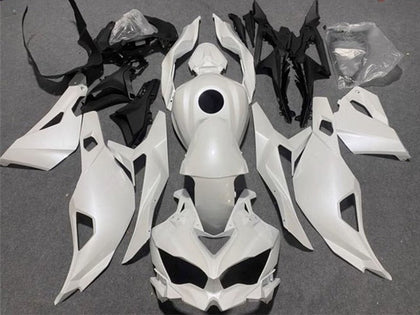 2019-2025 Kawasaki ZX25R / 25R Pearl White Zx Fairing Kit