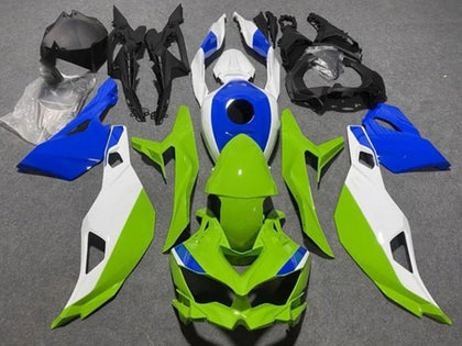 2019-2025 Kawasaki ZX25R / 25R Green White Blue Zx Fairing Kit
