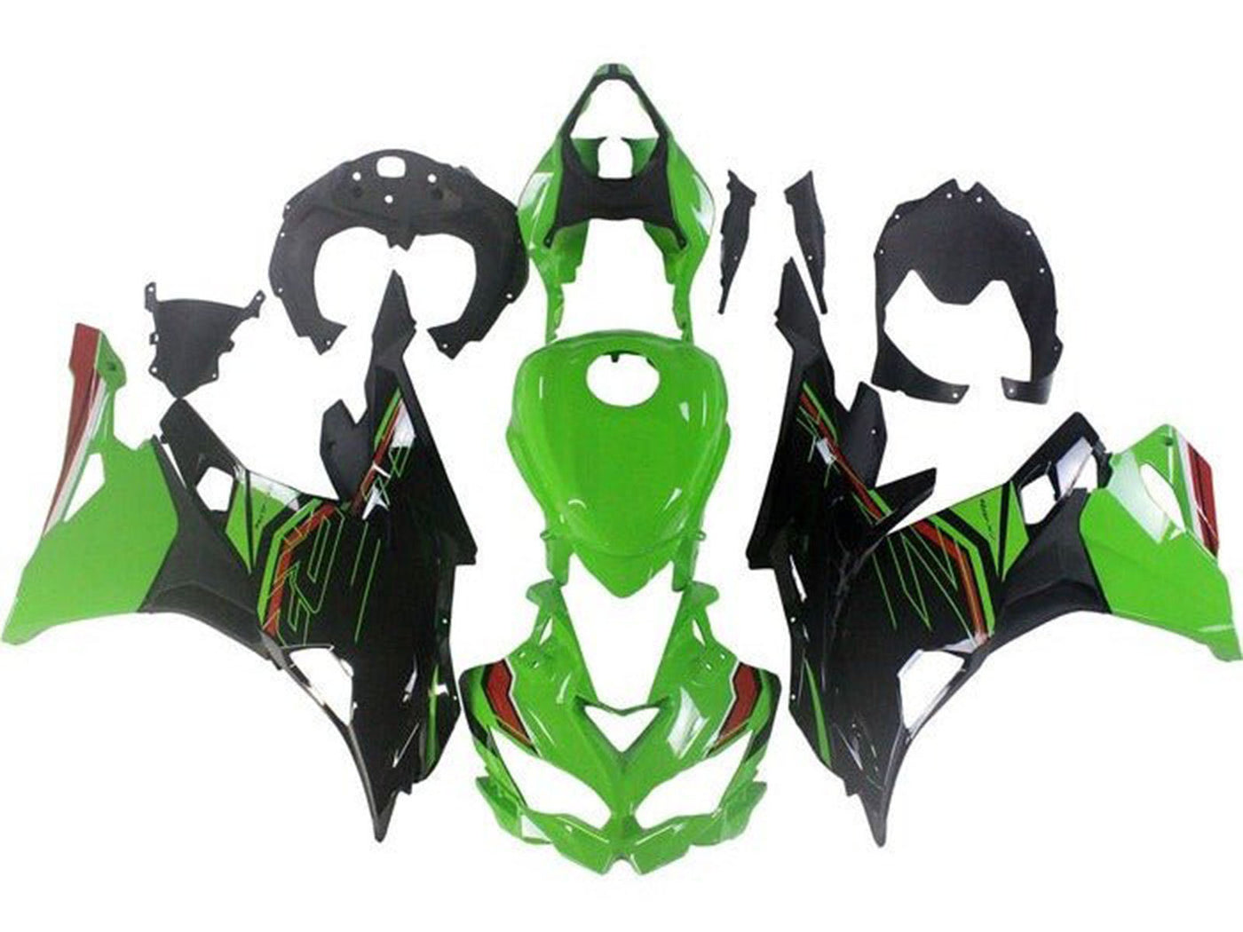 2019-2025 Green Black Red Kawasaki ZX25R Zx 25R Fairing Kit