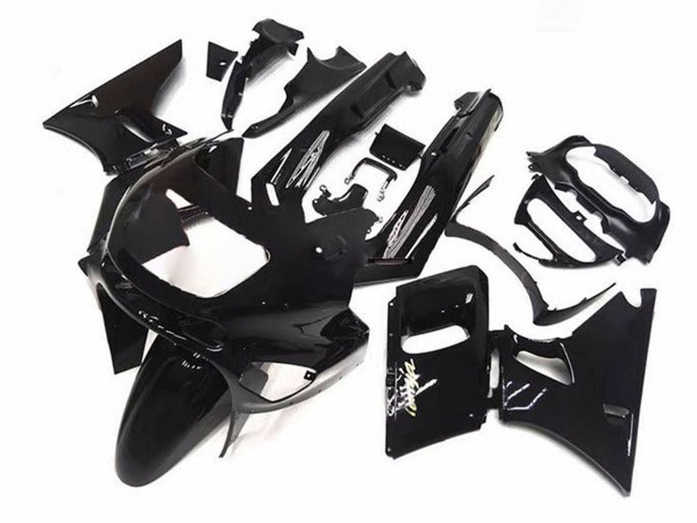 1993-2007 Black Kawasaki ZZR400 Fairing Kit